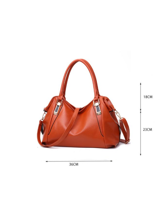 Premium Smooth PU Leather Handbags for Women | Top Handle Bag Tote Bag with base protection Ladies Satchel for Work, Daily - Image 2
