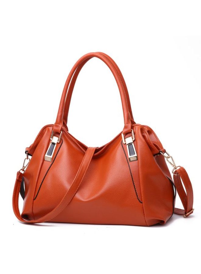 Premium Smooth PU Leather Handbags for Women | Top Handle Bag Tote Bag with base protection Ladies Satchel for Work, Daily - Image 1