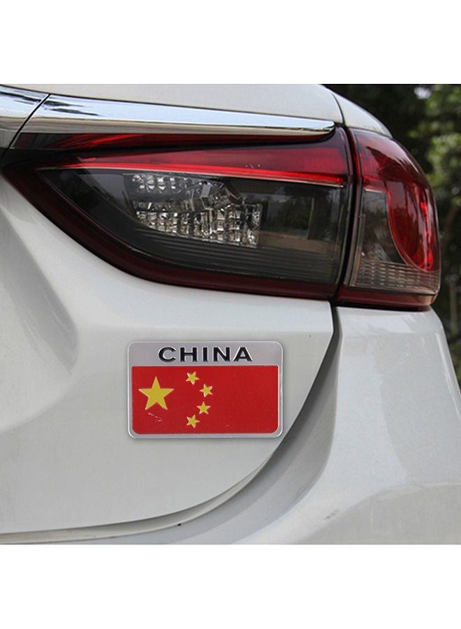 NIBEMINENT China Flag Style Metal Car Sticker - Image 4
