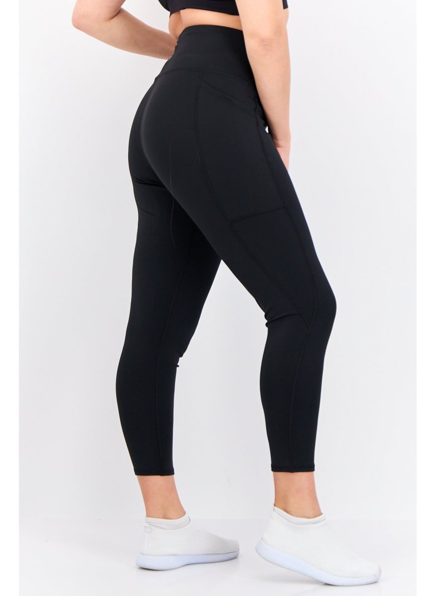 Body Glove Women Sportswear Fit Training Leggings, Black  - Image 3