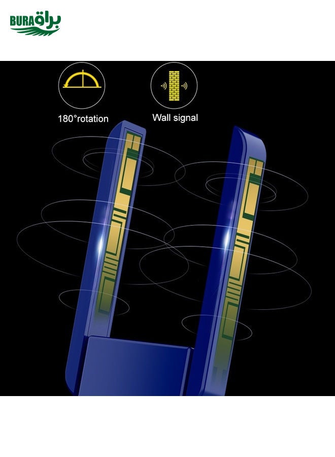 BURAQ COMFAST CF-927B 1300Mbps Dual-band Bluetooth Wifi USB Network Adapter  - Image 5