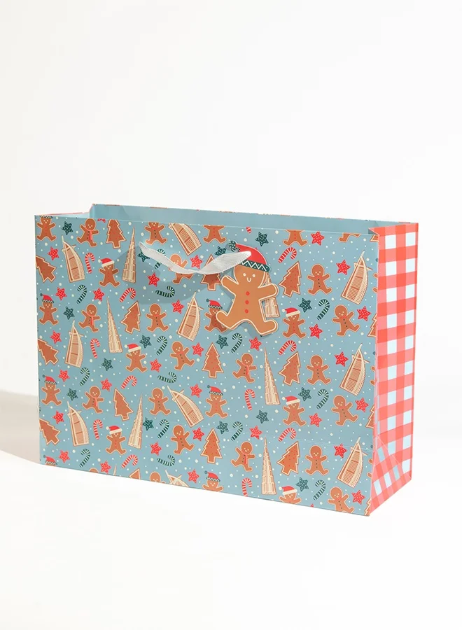 شير ذا لوف  حقيبة هدايا عيد الميلاد كبيرة جدًا - خبز الزنجبيل الإمارات العربية المتحدة