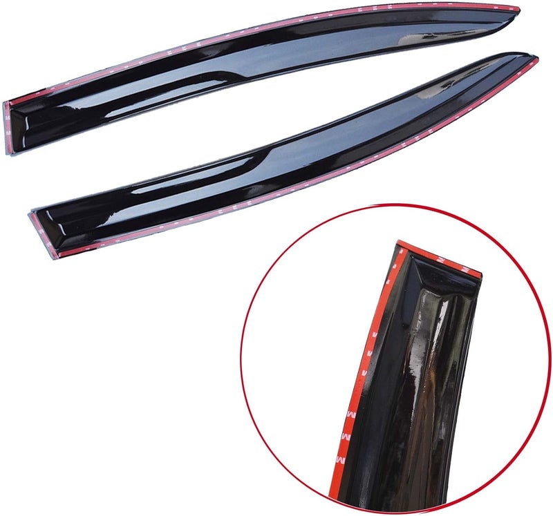 SEBLAFF 4PCS Side Window Vent Visor Sun Wind Rain Guard Deflectors for 2006-2011 Honda Civic - Image 5