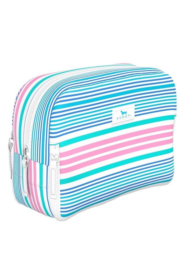 SCOUT 3-Way Bag - Travel Makeup Pouch and Toiletry Bag for Women with Three Zipper Compartments - Stands Upright, Wipes Clean - Image 1