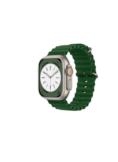 strap for Apple Watch Ultra 49mm, 45mm, 44mm, 42mm Waterproof Soft Silicone Replacement Sports Wristband for iWatch Ultra SE 8 7 6 5 4 3 2 1