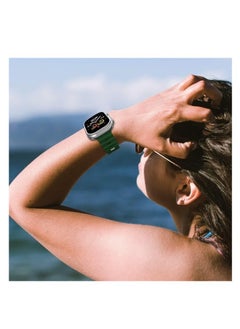 Generic strap for Apple Watch Ultra 49mm, 45mm, 44mm, 42mm Waterproof Soft Silicone Replacement Sports Wristband for iWatch Ultra SE 8 7 6 5 4 3 2 1  - Image 4