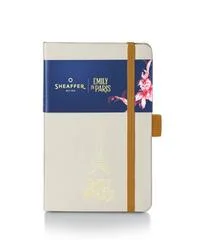 Sheaffer Sheaffer 100 EIP 9377 Champagne Gold Ballpoint Pen with Champagne Gold Trim and Hardbound Small Notebook - Gift Set