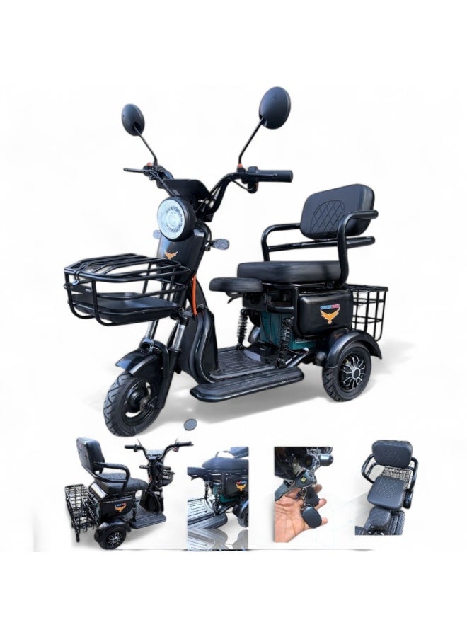 3-wheel electric motorcycle for the elderly