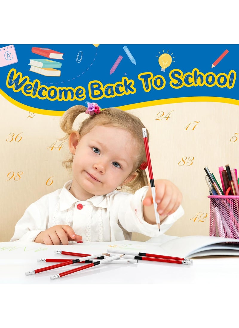 Teling Teling Cartoon Pencils with Erasers Kids Back to School Supplies Classroom Student Gifts Birthday Party Favors Anime Themed Pencils for Boys Girls Classroom UseRed White Ball  - Image 3