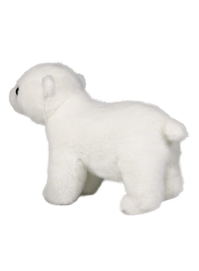Ice King Bear Lifelike Baby Polar Bear Stuffed Animal - Plush Toy - 9 Inches Length - Image 5