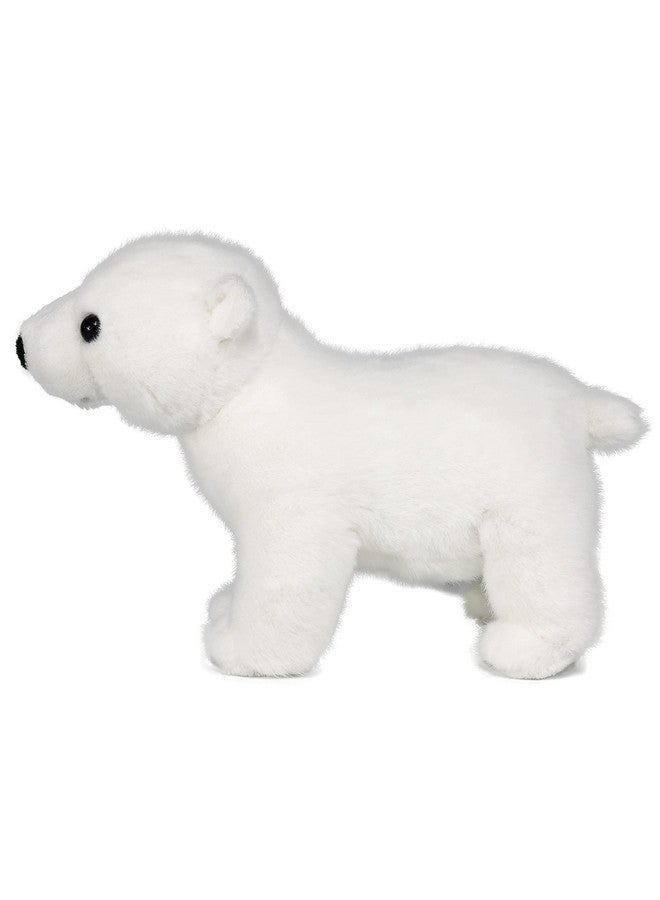 Ice King Bear Lifelike Baby Polar Bear Stuffed Animal - Plush Toy - 9 Inches Length - Image 4