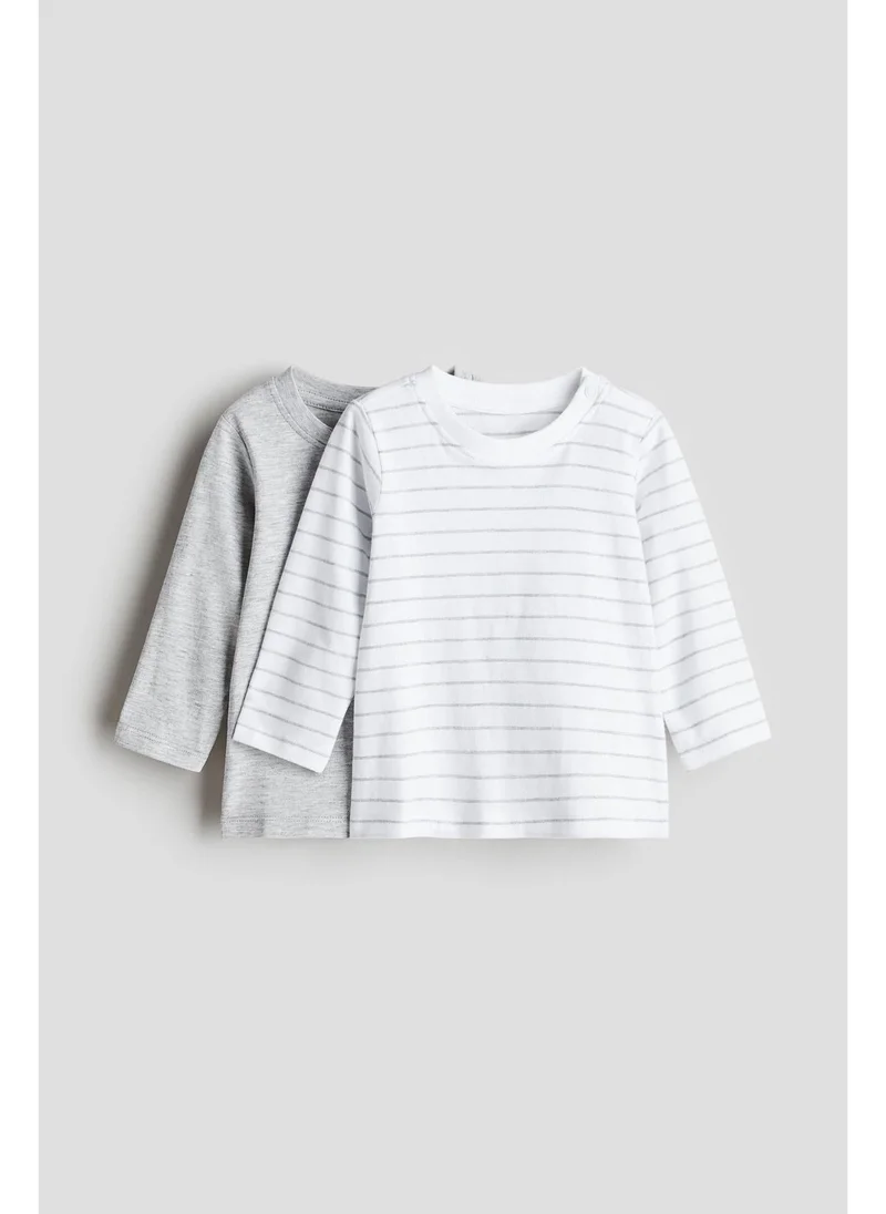 H&M 2-pack long-sleeved jersey tops