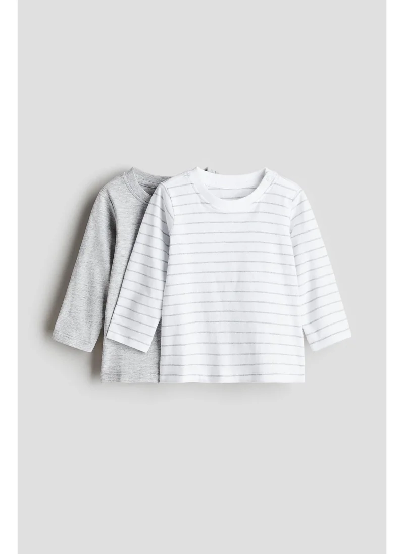 H&M 2-pack long-sleeved jersey tops