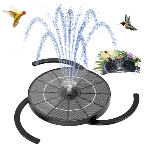 AISITIN 35W Solar Fountain for Bird Bath Upgraded 2026 Solar Water Fountain Kit with 3 Fixed Bracket Multiple Nozzles Storage Interface for Bird Bath Garden Courtyard Pond Pool and Outdoor - Image 1