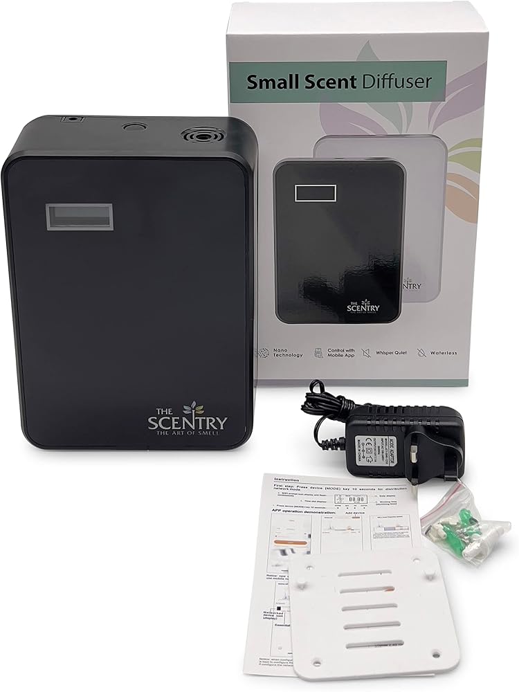 ذا سنتري Scentry Smart Wi-Fi Aroma Diffuser (آلة تنقية الهواء) (اللون الأسود) - Image 4