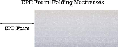 Deevine Craft 4 Fold Cotton Cover 4-inch Thick Medium Hard Firm Single Size Folding Pure White EPE Foam 4 Fold Mattress for Travel, Picnic (Black & White Gingham Plaid Check (35X72X4 Inche) 72X36X4 - Image 5