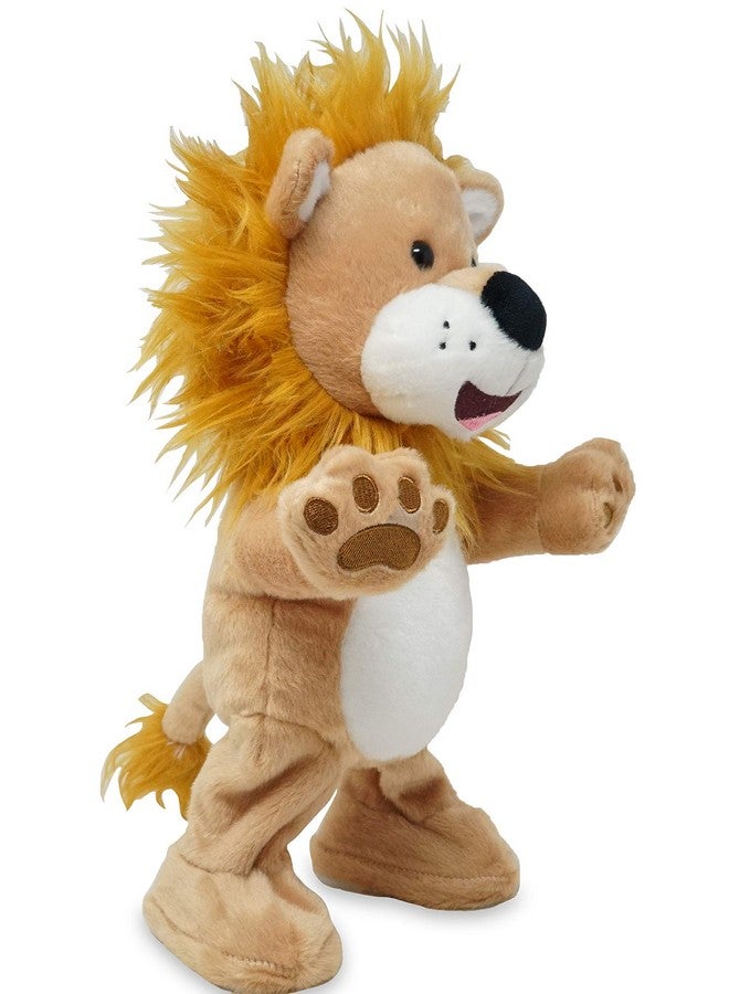 Cuddle Barn Let Loose Lenny Animated Musical Groovy Lion Stuffed Animal Plush Toy Dances To Lively Song Shout 14 Inches - Image 4