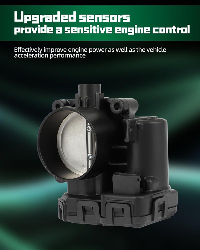 SCITOO Throttle Body Assembly Fit for Chrysler for Pacifica for Town & Country for Dodge for Grand Caravan for Jeep for Wrangler Throttle Body Unit 4593858AA TB1169 04593858AB Throttle Body - Image 2