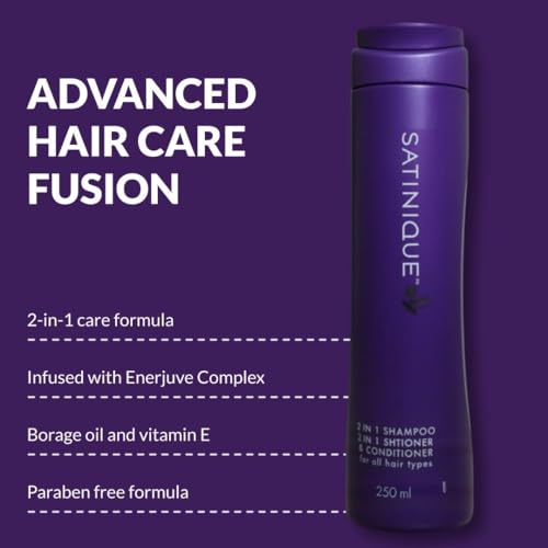 Amway Satinique 2 in 1 Shampoo & Conditioner, 250ml - Image 3