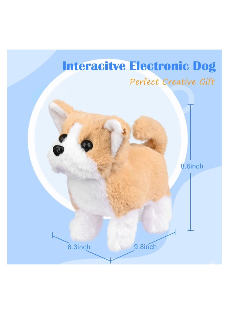 Interactive Plush Golden Retriever Toy, Electronic Pet Dog with Walking, Barking, Tail Wagging, and Stretching Features, Perfect Companion Animal for Kids  - Image 5