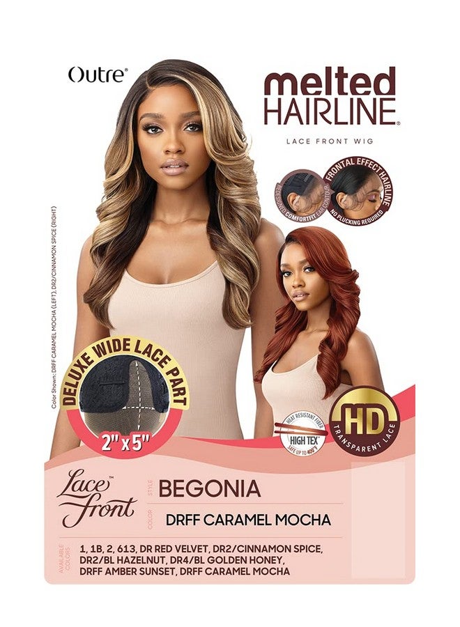 Outre Synthetic Melted Hairline Hd Lace Front Wig Begonia (1B) - Image 5