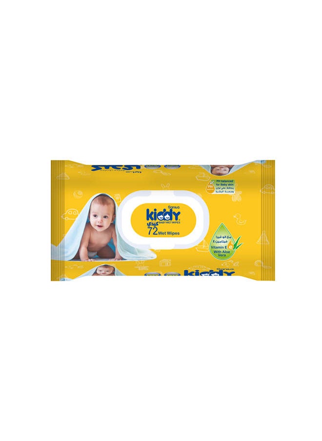Kiddy - 72 Wet Wipes - Image 1