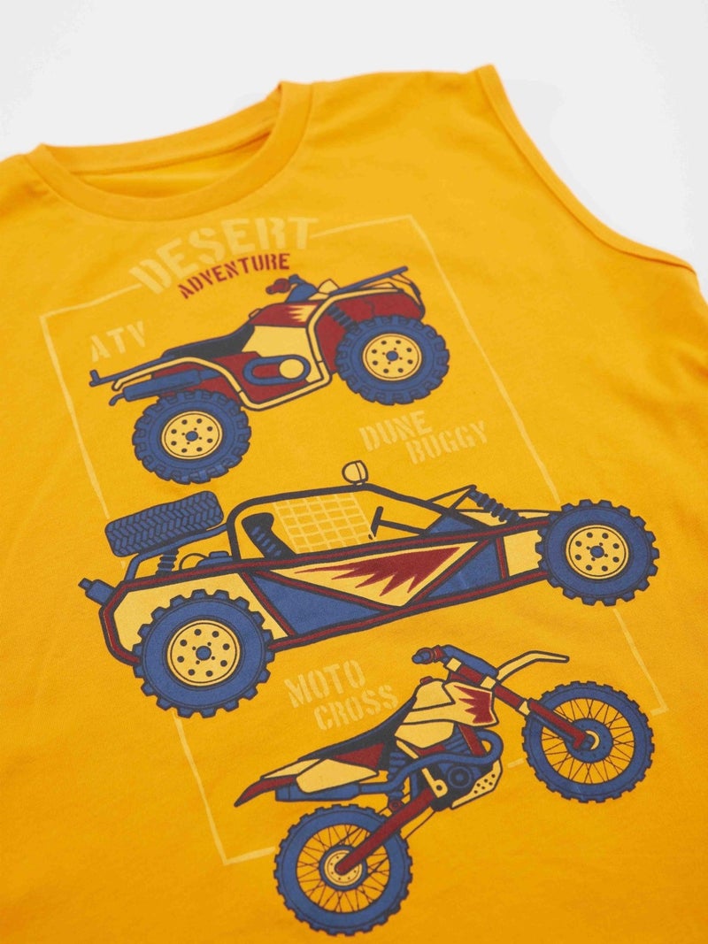 Mshb&G Motocross Boy T-shirt Capri Shorts Set  - Image 5