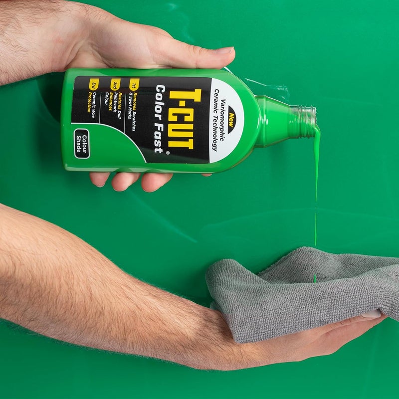 T-Cut Dark Green Scratch Remover Color Fast Paintwork Restorer Car Polish, 13 Colors Available, 17 Fl Oz - Image 3