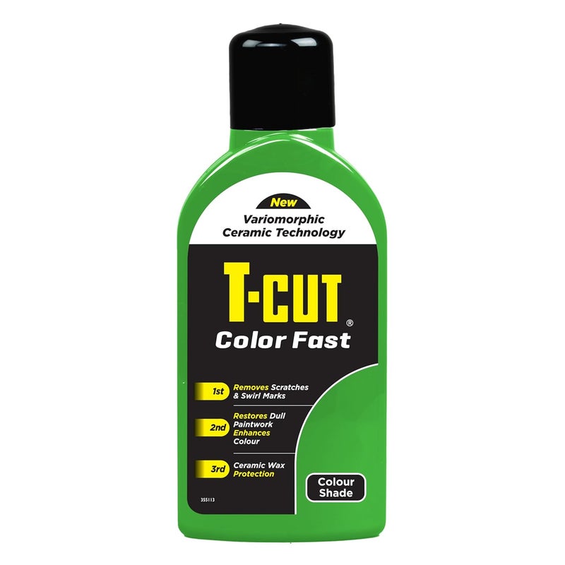 T-Cut Dark Green Scratch Remover Color Fast Paintwork Restorer Car Polish, 13 Colors Available, 17 Fl Oz - Image 1