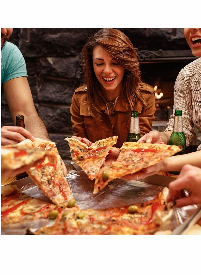 SOLARAE Pizza Cutter Wheel 3 In 1 Stainless Steel Cake Pie Server Slicer with Non Slip Handle for Pies Waffles and Cookies Dough Chef Sharp Rocke - Image 3