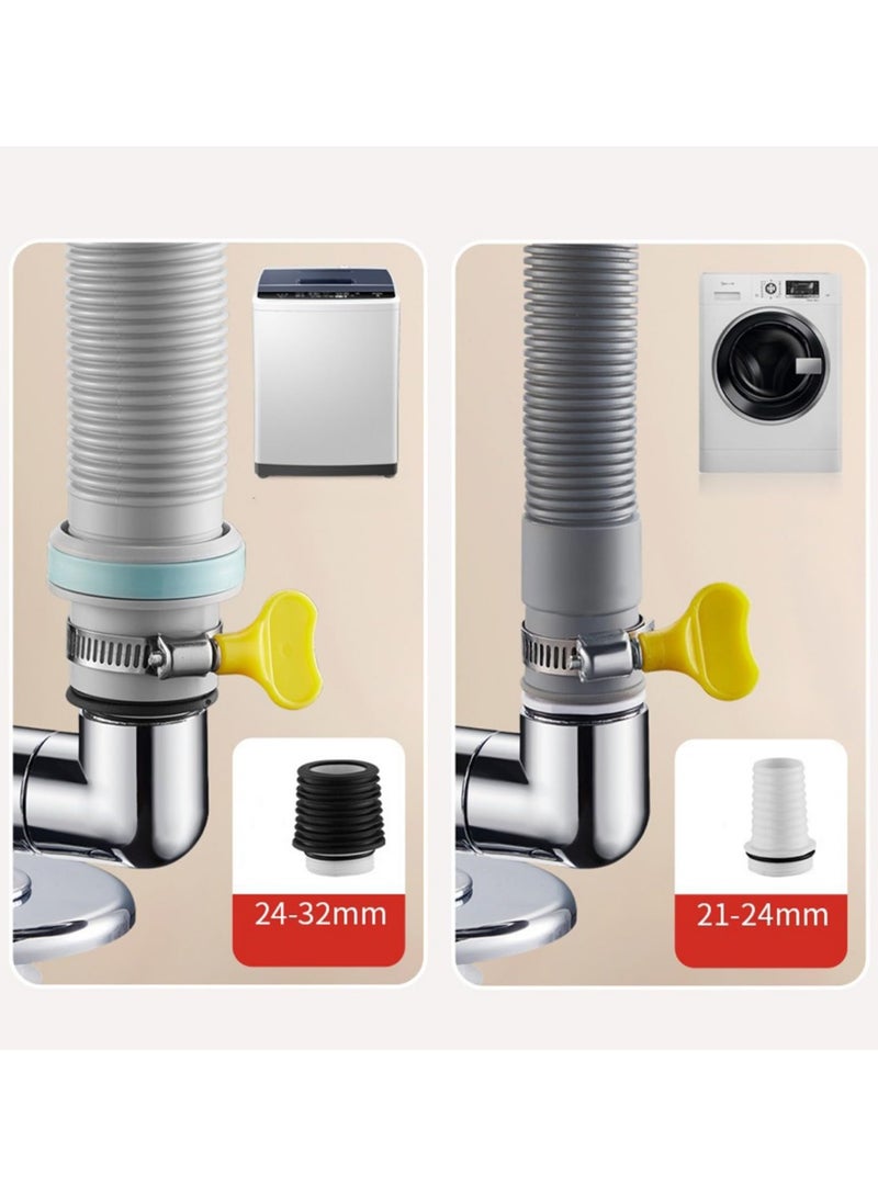 SYOSI Washing Machine Floor Drain Adapter, Dual Purpose Connector Floor Drain Adapter, Sewer Tee Joint Adapter for Washing Machine, Tee Joint Adapter  Connector Drain Catcher Sealing Tool - Image 4