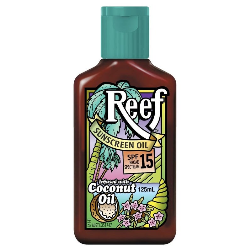 Reef Dark Sun Tan Oil Coconut 125ml (SPF15) - Image 1