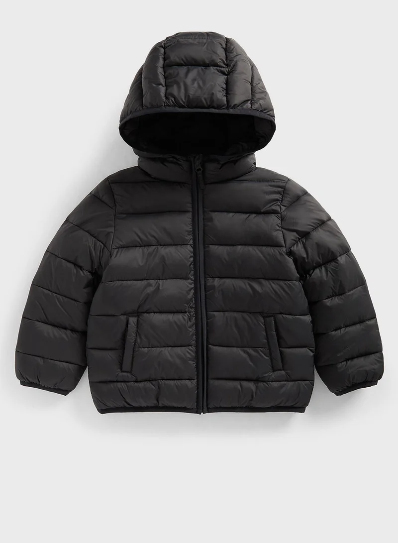 mothercare Kids Essential Hooded Puffer Jacket