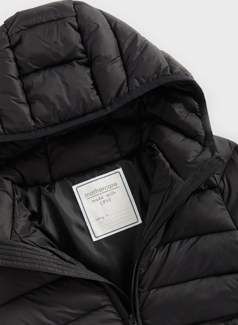 mothercare Kids Essential Hooded Puffer Jacket