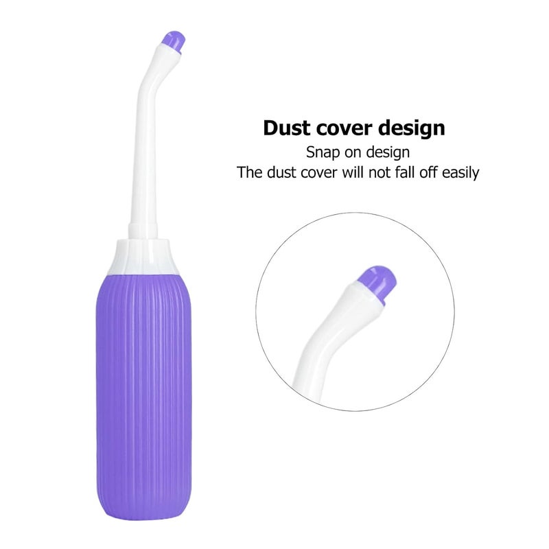 500ml Multipurpose Portable Bidet Sprayer , Postpartum Peri Bottle , for hygi-ene washing Soothing Postpa for Postpartum part , Feminine Care (Purple) , Postpartum Peri Bottle , 500ml Multipurpose - Image 5