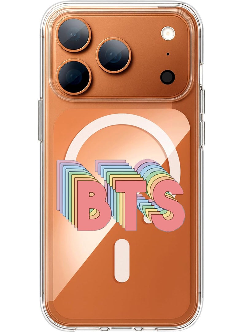 Theodor Magnetic Case for Apple iPhone 17 Pro Compatible with MagSafe Wireless Charging, Shockproof Phone Bumper Cover - BTS - Image 1