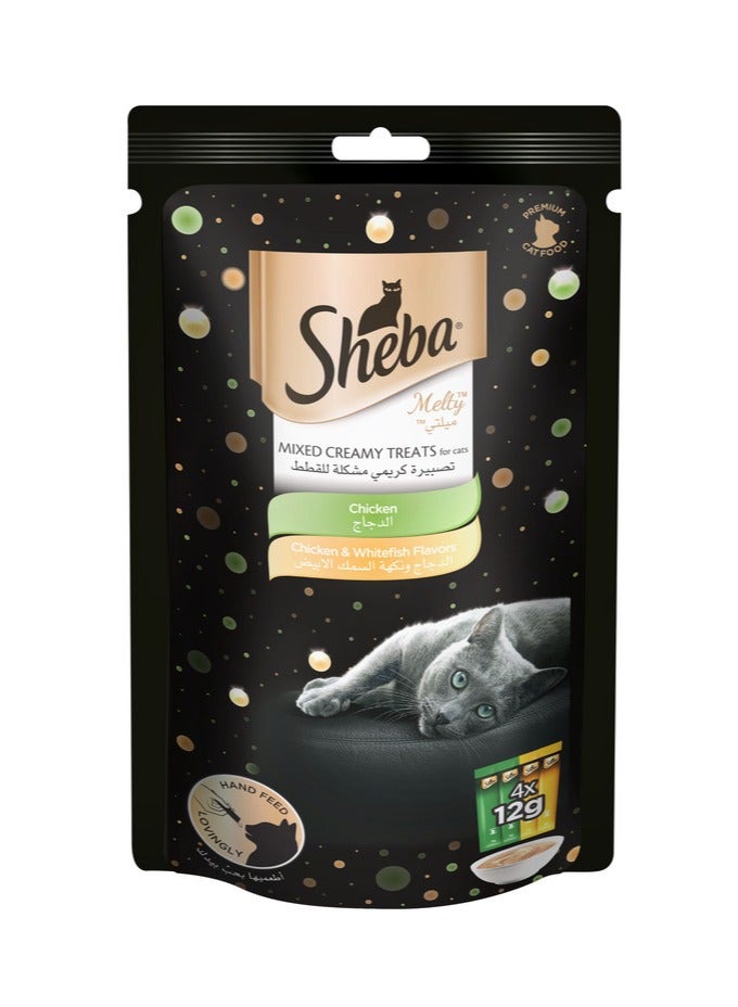 شيبا خلطة الدجاج الذائبة (48جم) 4 قِطَع