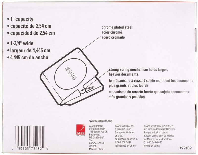ACCO Brands ACCO Square Magnetic Clip, 1 3/4-Inch Size, Medium, 12 Per Pack (A7072132) - Image 4