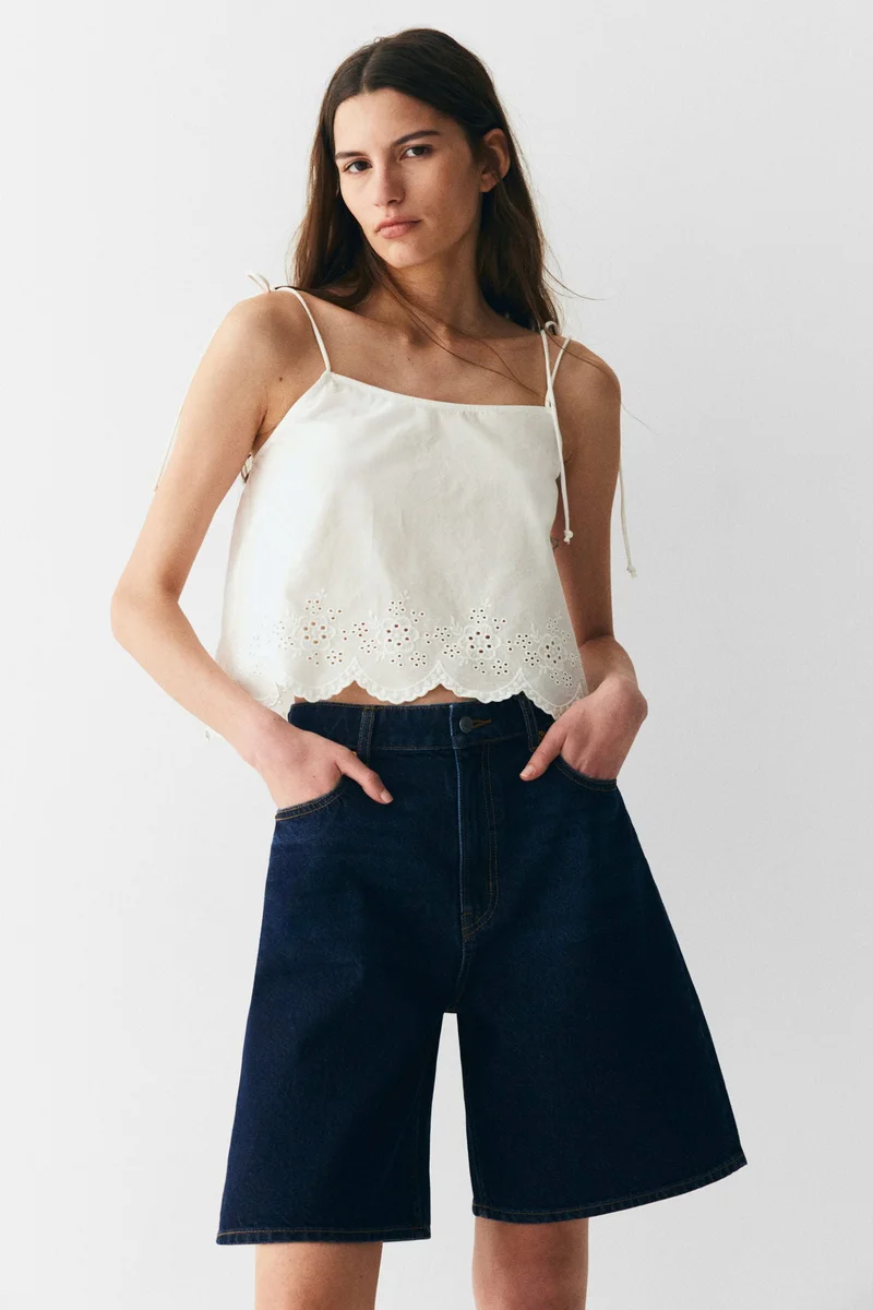 اتش اند ام شورت برمودا من الدنيم