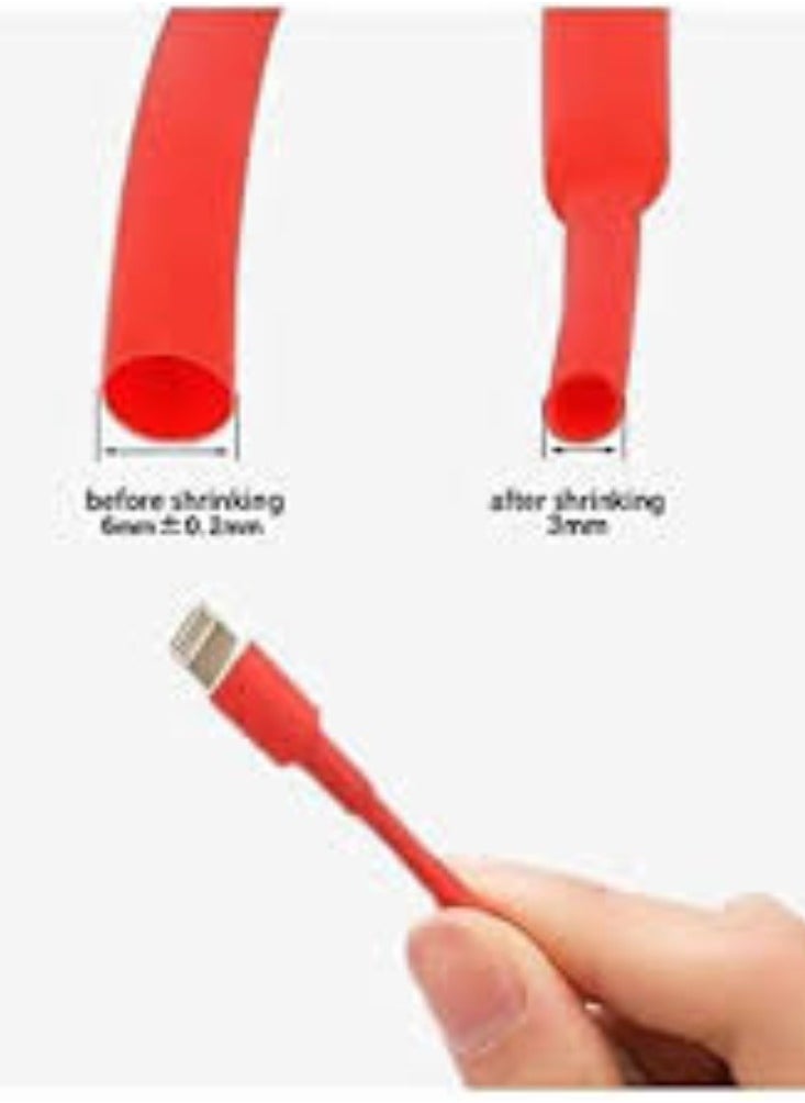 KNP - KNP Red Heat Shrink Sleeve 12mm  heat shrink sleeve is essential for safeguarding and maintaining the integrity of electrical connections, providing a durable and protective layer. - Image 1