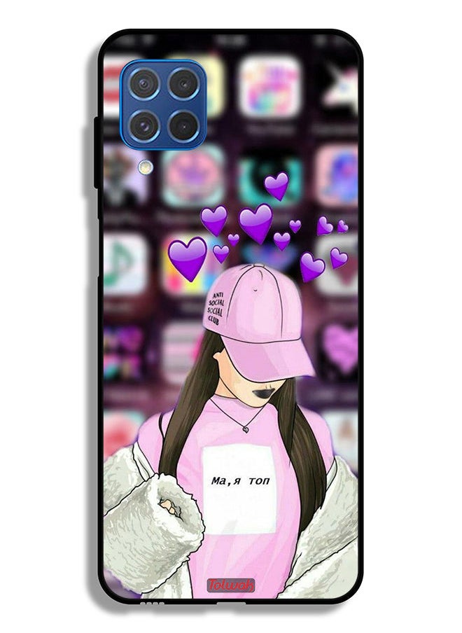 Tolwak - Samsung Galaxy M62 Protective Case Cover Anti Social Club - Image 1