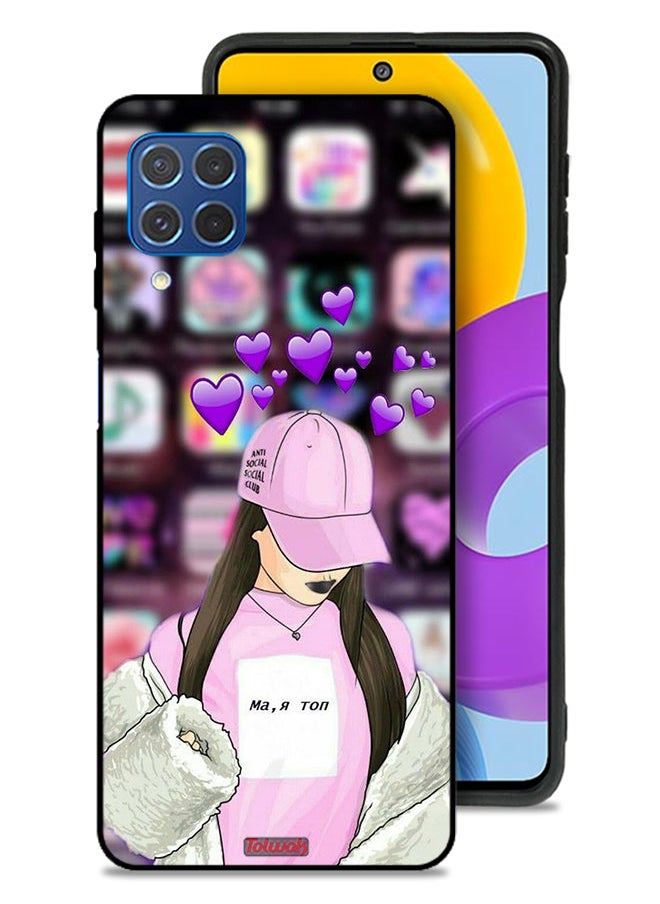 Tolwak - Samsung Galaxy M62 Protective Case Cover Anti Social Club - Image 1