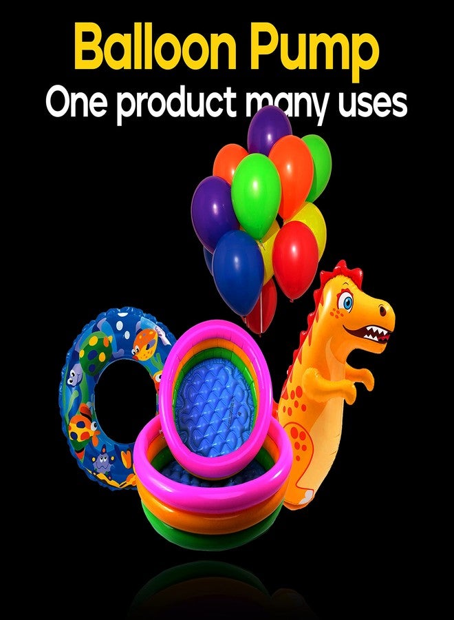 Just Party Hand Held Balloon Air Pump Inflator, Assorted Colour, ?28.5 x 5 x 5 CM - Image 3