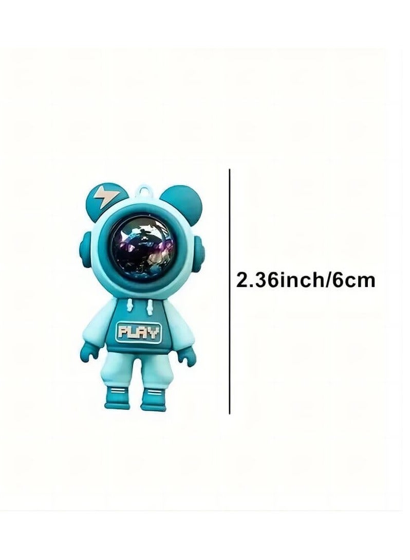 Astronaut-Themed Car Vent Clip Air Freshener - Aromatherapy Diffuser For Vehicle Interiors Green - Image 2