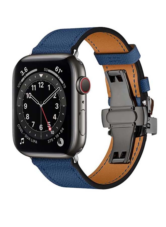 بيرفيي سوار بديل لساعة أبل سلسلة 6/SE/5/4/3/2/1 أزرق ملكي - Image 2