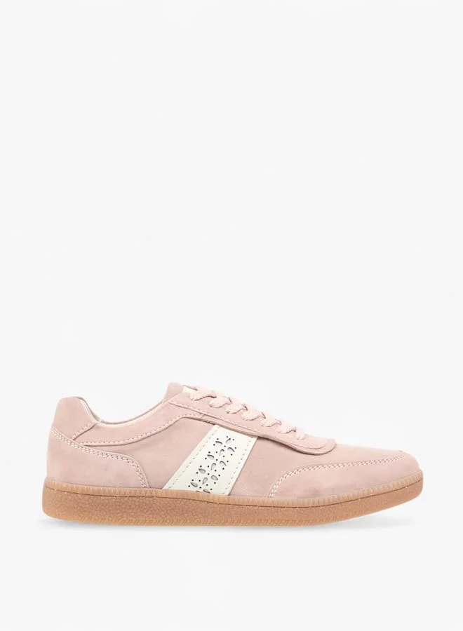 Celeste Women's Cutout Detail Sneakers with Lace-Up Closure