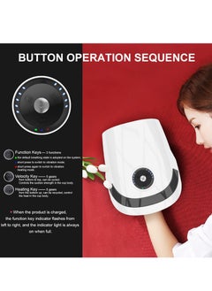 SYOSI Hand Massager Wireless Hand Massager With Heat, Compression, Rechargeable Cordless Electric Massager For Arthritis, Wrist, Palm, Numbness, Finger Pain Relief (White)  - Image 5
