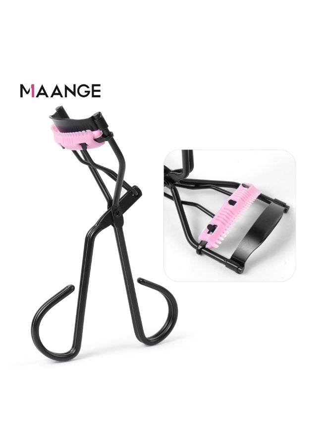 MAANGE Wide-Angle Portable Eyelash Curler With Metal False Eyelashes. Curls And Sets Eyelashes While Combing, Creating a Natural Curl Effect. - Image 4