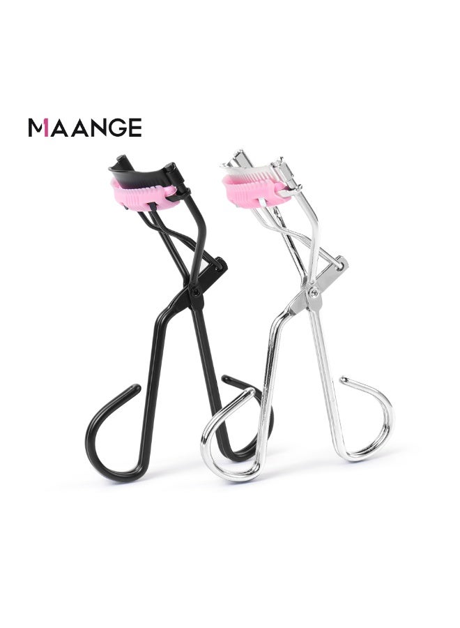 MAANGE Wide-Angle Portable Eyelash Curler With Metal False Eyelashes. Curls And Sets Eyelashes While Combing, Creating a Natural Curl Effect. - Image 5
