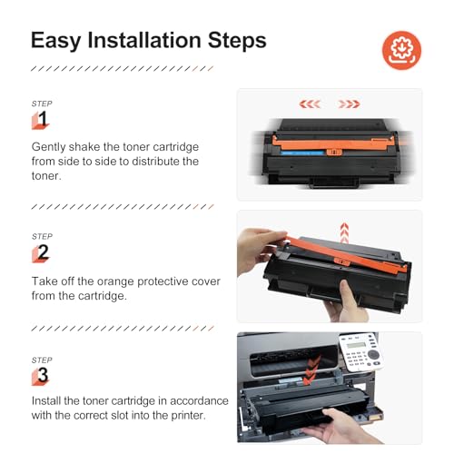 v4ink Compatible B1260dn B1265dfw Toner Cartridge Replacement for Dell 331-7328 B1260 B1265 RWXNT DRYXV G9W85 B126X Work with B1260dn B1260dnf B1265dnf B1265dfw Printer, 2-Pack - Image 5